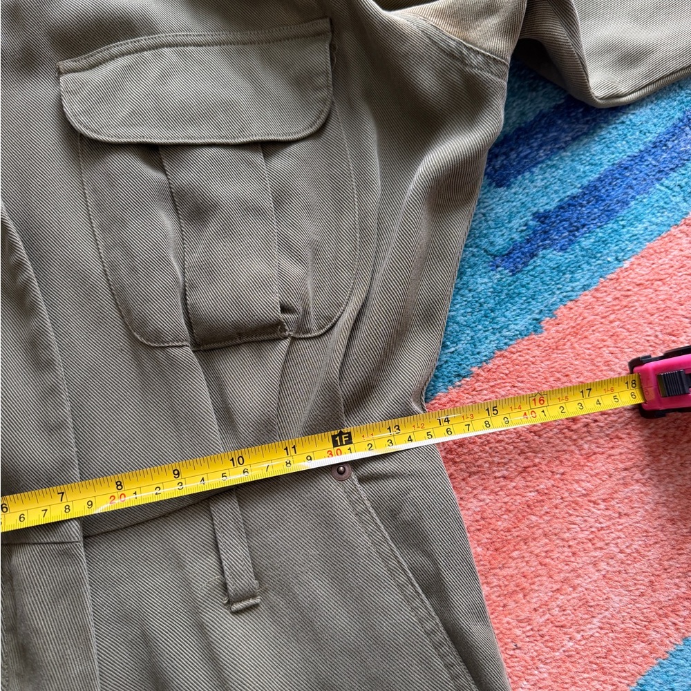Vintage 90s Seattle Gear Green Jumpsuit USA Small - Picture 8 of 12